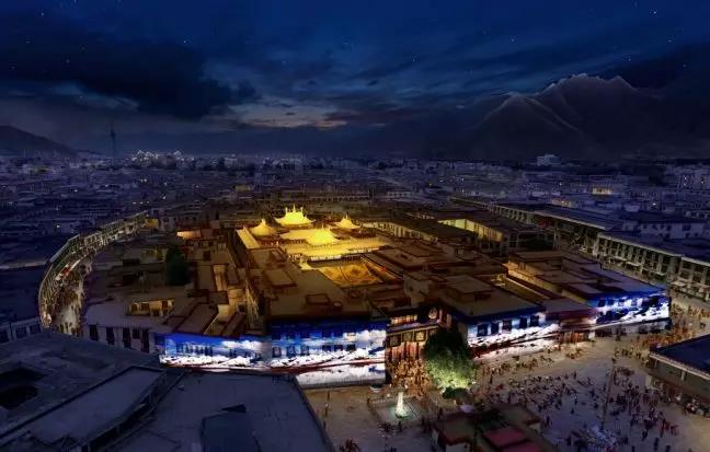 信達(dá)科技&middot;西藏拉薩大昭寺建筑外立面亮化