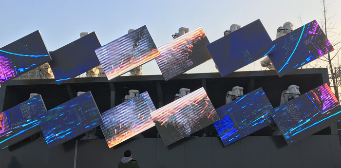 城市建筑燈光秀