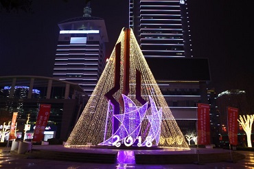 西安高新區2018春節亮化設計