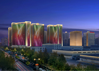 西安經開藍海風、賽格商圈夜景規劃設計